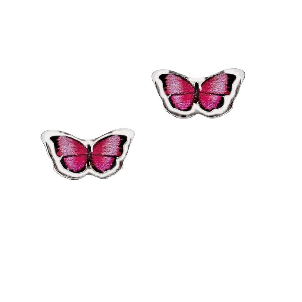 Kinderstecker Schmetterling 925 Ag rhodiniert
