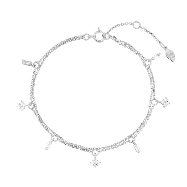 Armband 925 Ag rhodiniert