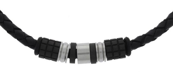 Armband Edelstahl/Carbon