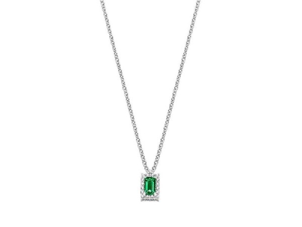 Collier mit Behang 925 Ag rhodiniert