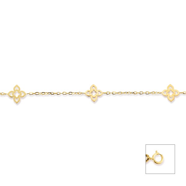 Armband Blume 585 GG